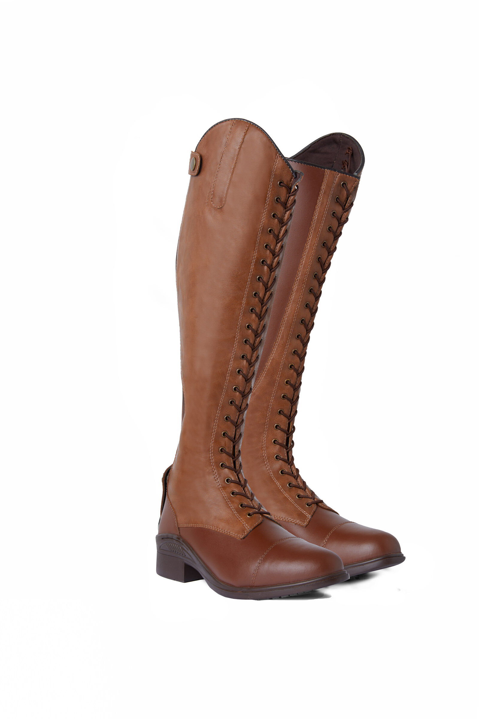 Lace up long cheap riding boots