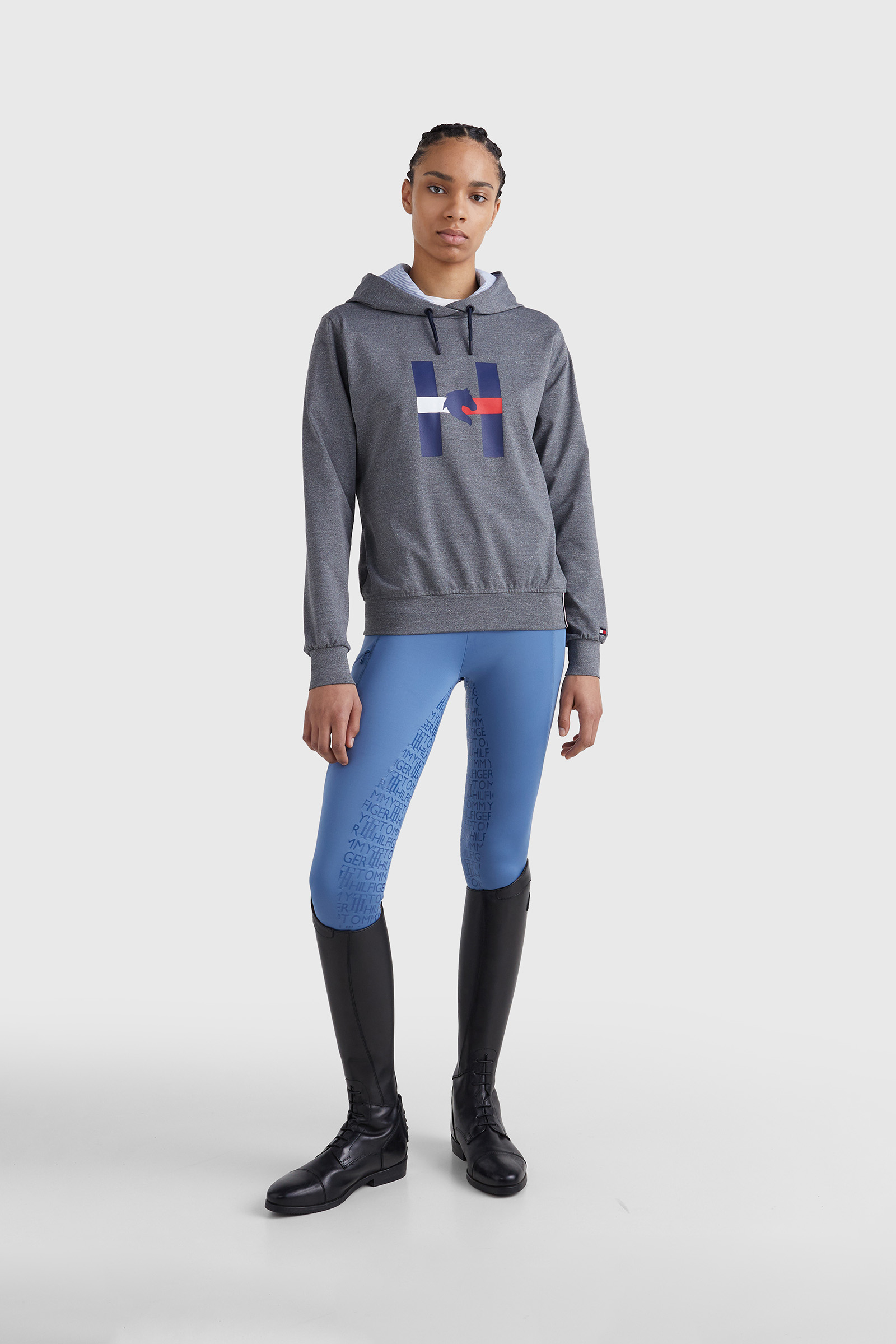 Buy Tommy Hilfiger Equestrian Tommy Flag Performance Women's Hoodie