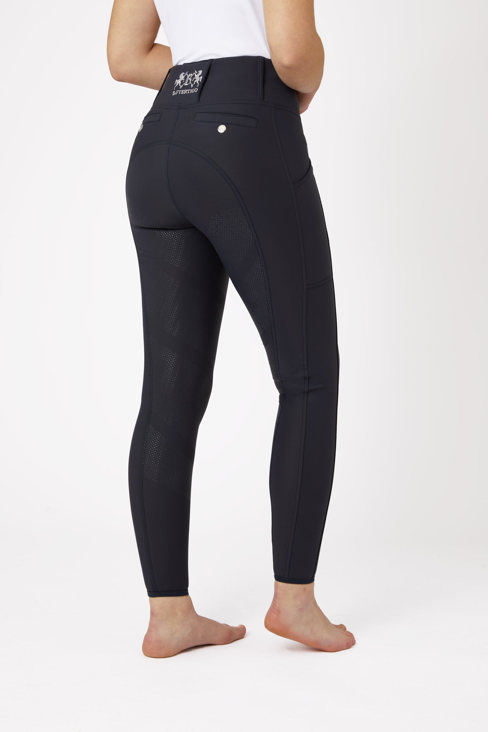 Riding Leggings Women's Full Seat with Mobile Phone Pocket, High Waist  Riding Trousers Women Girls Stretch with Belt Loops, black, S :  Amazon.co.uk: Fashion