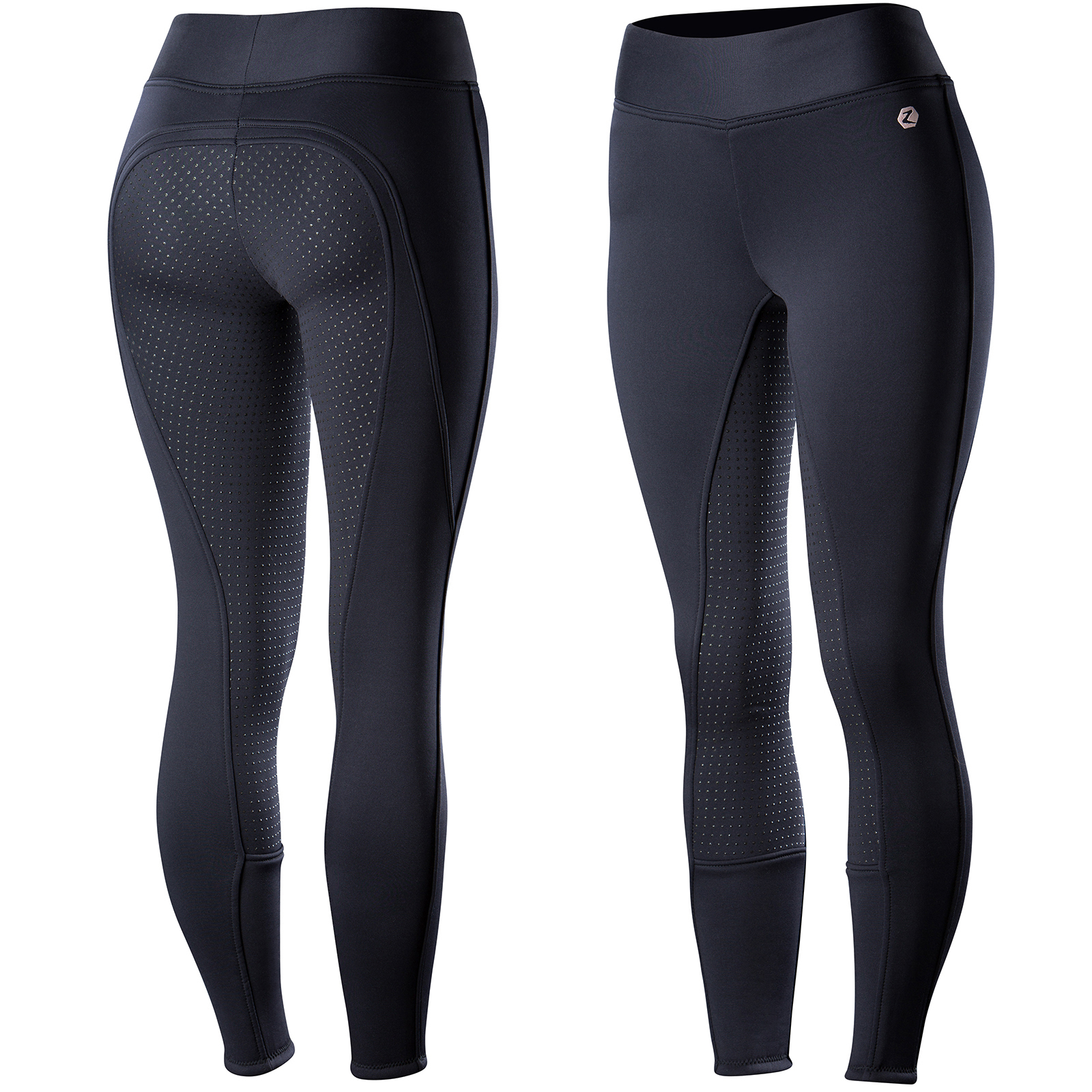 Tredstep 'Tempo Compression' Full Seat Tights in Navy - Women's 24R