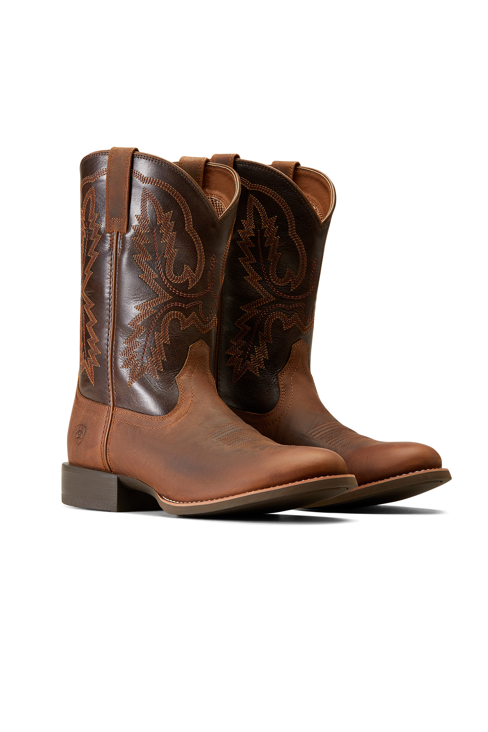 Ariat Mens Wild Thang Western Boots - Fiery Brown Crunch